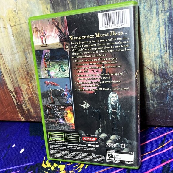 CASTLEVANIA: CURSE OF DARKNESS (MICROSOFT XBOX, 2005) WITH BOX & MANUAL - Picture 3 of 7